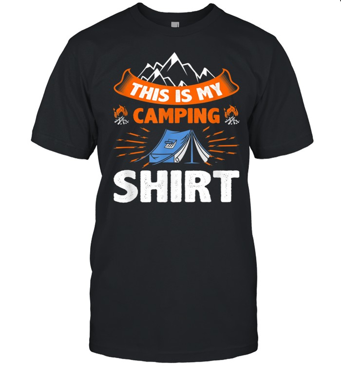 Camping Trailer This Is My Camping  Camper Van shirt Classic Men's T-shirt