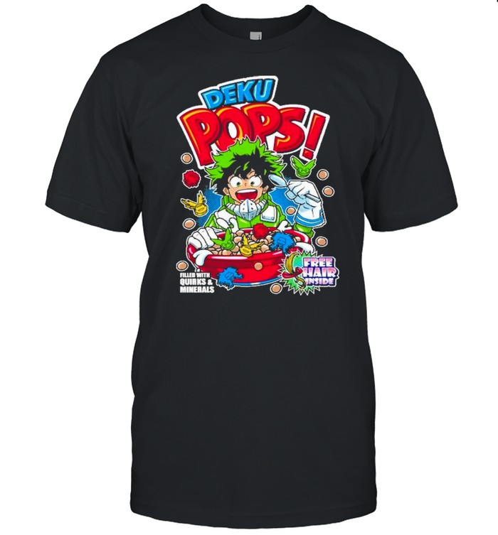 Deku pops cereal my hero academia shirt