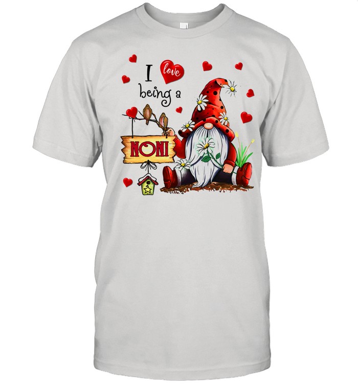 Grandma I love being a Noni Cute Hearts shirt