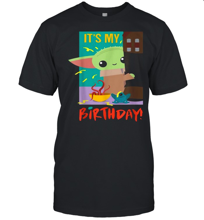 It’s My Birthday Baby Yoda Star Wars The Mandalorian Shirt