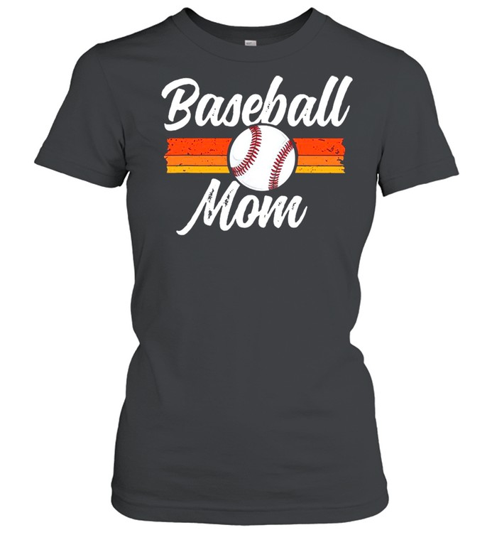 Mom Baseball  Mother’s Day Gift For Her Mama School shirt Classic Women's T-shirt