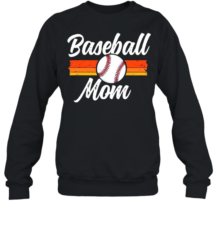 Mom Baseball  Mother’s Day Gift For Her Mama School shirt Unisex Sweatshirt