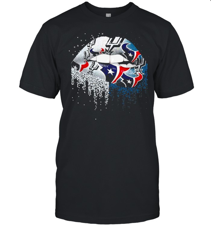 Nfl houston texans lips logo shirt