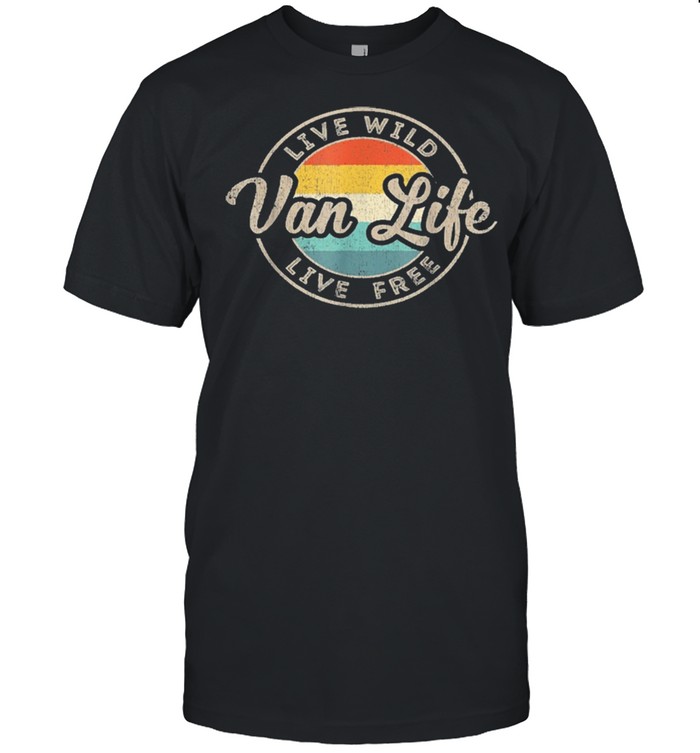 Van life clothing retro vintage van dwellers vanlife nomads shirt