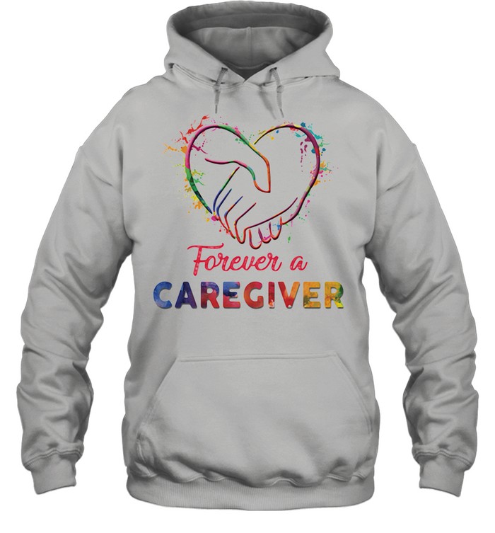 Forever A Care Giver Watercolor  Unisex Hoodie