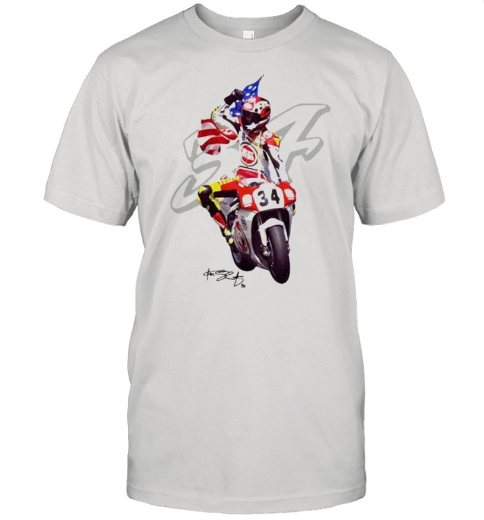 Kevin Schwantz The Wheelie King Of The Mountain Signature Shirt