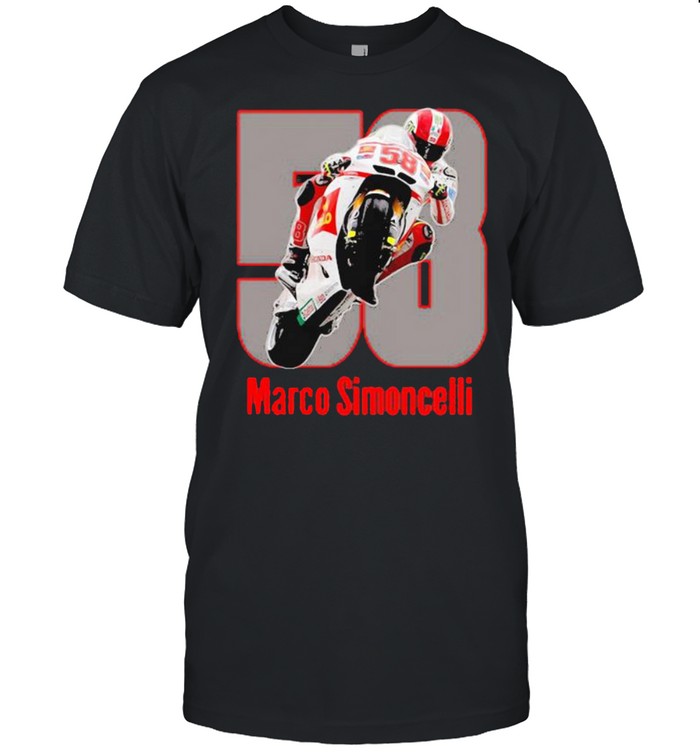 Marco Simoncelli Mountain Motorcycle Shirt