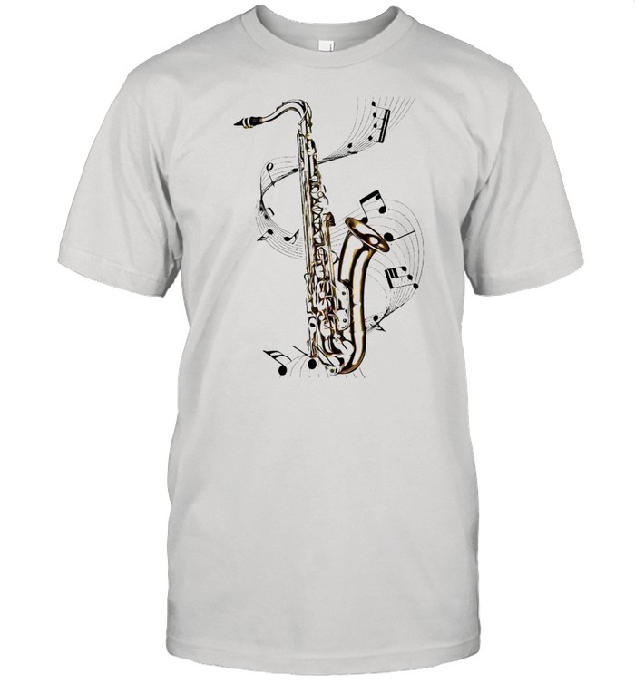 Music Notes Saxophone shirt Classic Men's T-shirt