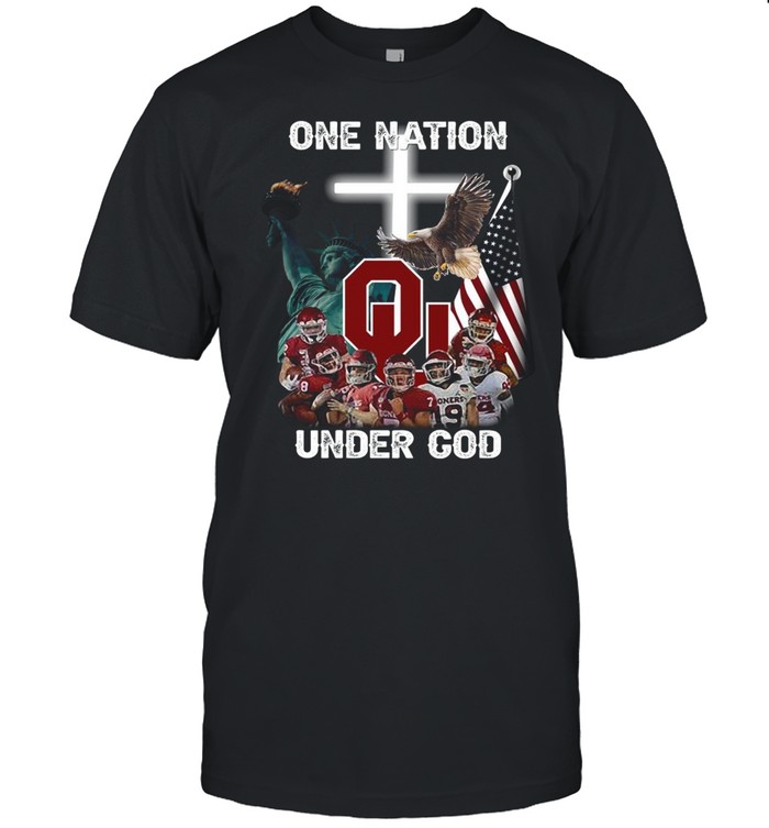 Oklahoma Sooners one nation under God shirt