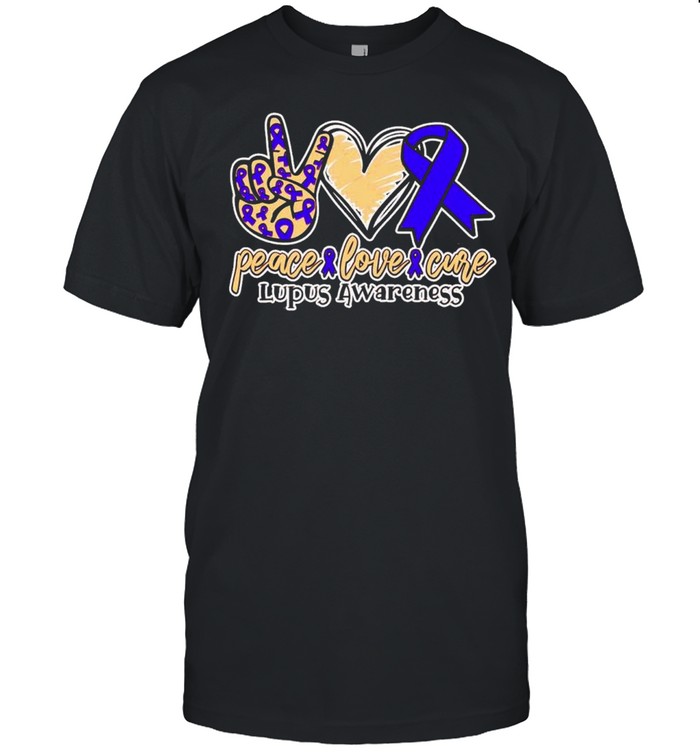 Peace love cure lupus awareness shirt