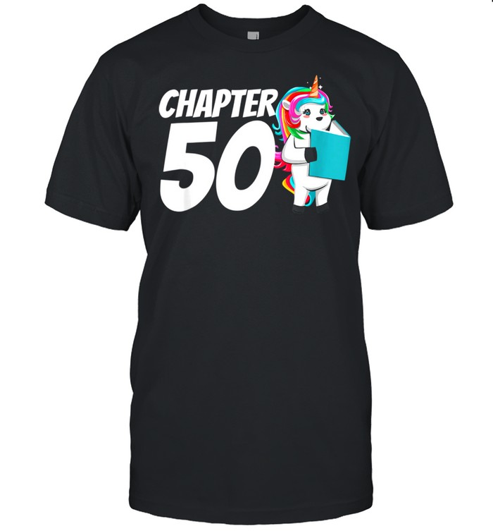 50th Birthday 50 Years Old Reading shirt