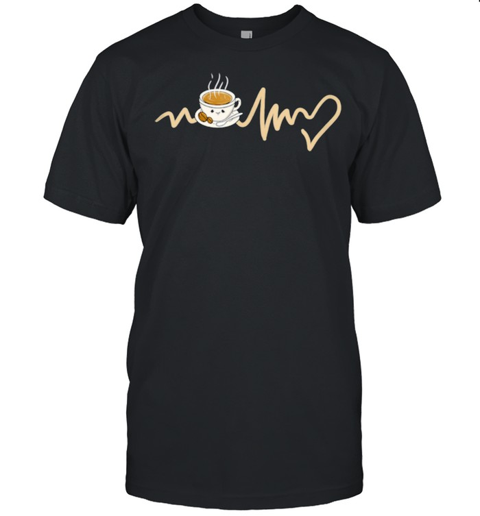 Kawaii Coffee Heartbeat shirt