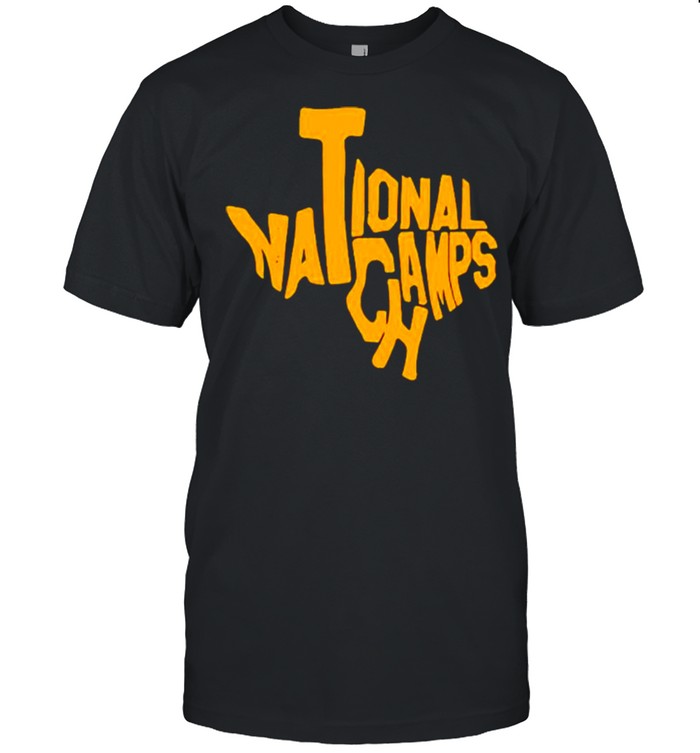 Texas map national champs shirt