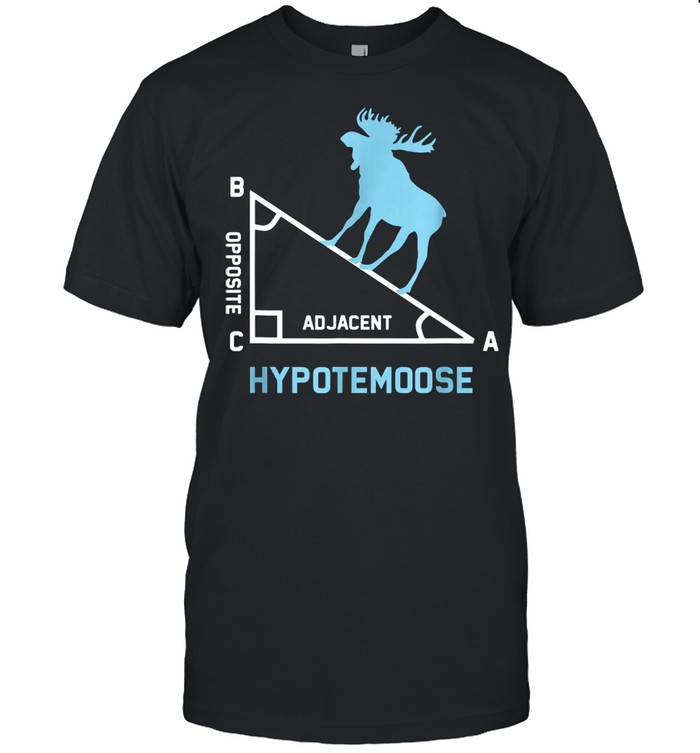 Triangle Geometry Math Teacher Hypotemoose Humor shirt