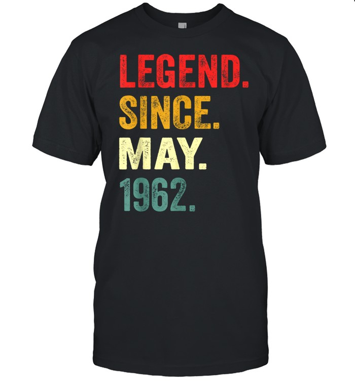 Legend Since May 1962 59Th Birthday 59 Years Old shirt