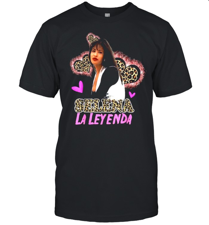 Selenas Quintanilla Leopard Love Retro Music Shirt