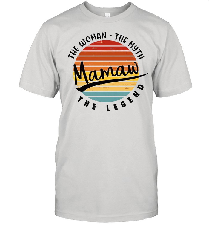 Mama The Woman The Myth The Legend Vintage Retro T-shirt