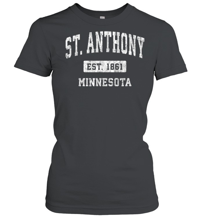 St. Anthony Minnesota MN Vintage Sports Established Design shirt Classic Women's T-shirt