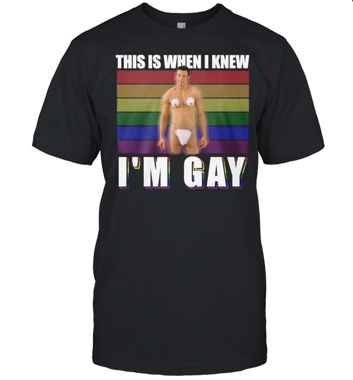 Chris Evans this is when I knew I’m gay shirt