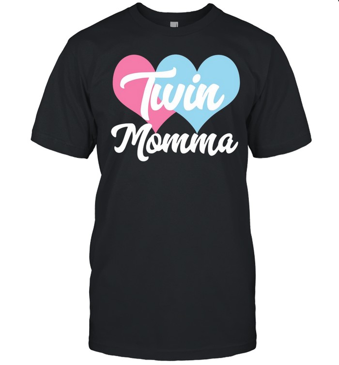 Hearts twin momma shirt