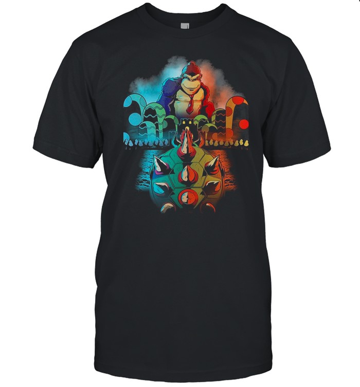 Koopa Vs Kong Movie Video Game Mashup shirt