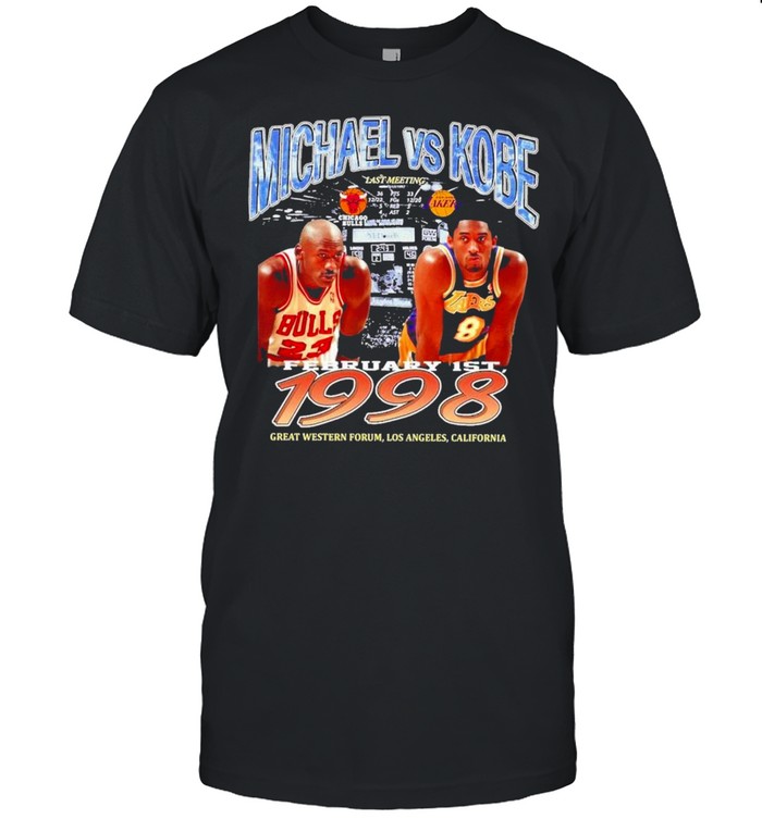 Michael Bryant Los Angeles Laker vs Chicago Bulls shirt