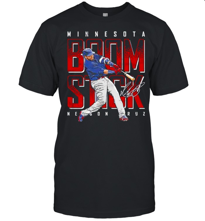 Minnesota Baseball Nelson Cruz Boomstick signature shirt