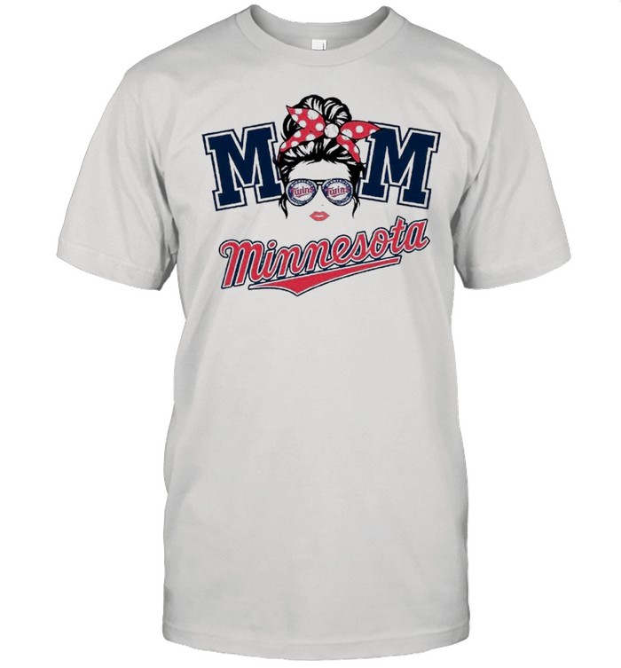 Mom Skull Minnesota Twins Baseball shirt