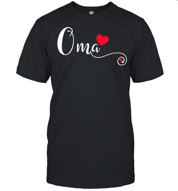 Oma grandma birthday mother day shirt