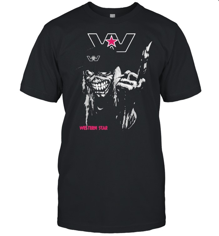 Skull Western Star Truck Logo Shirt