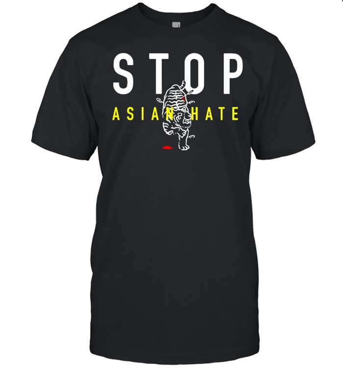 Stop Asian Hate – Bleeding Tiger shirt