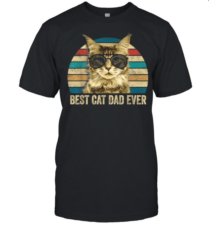 Best Cat Dad Ever Vintage shirt