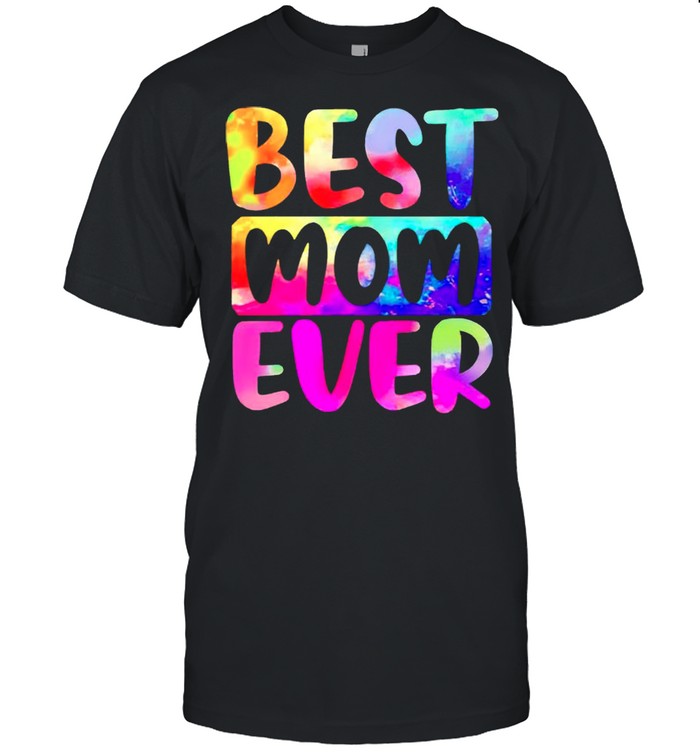 Best Mom ever watercolors shirt