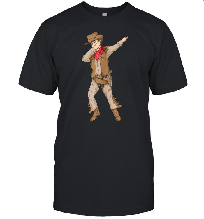 Cool Dabbing Cowboy Break Dancer Animal Herder shirt