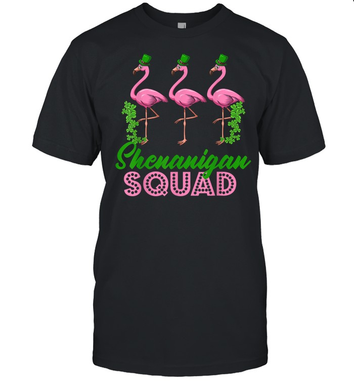 Flamingo Lucky Shenanigan Squad shirt