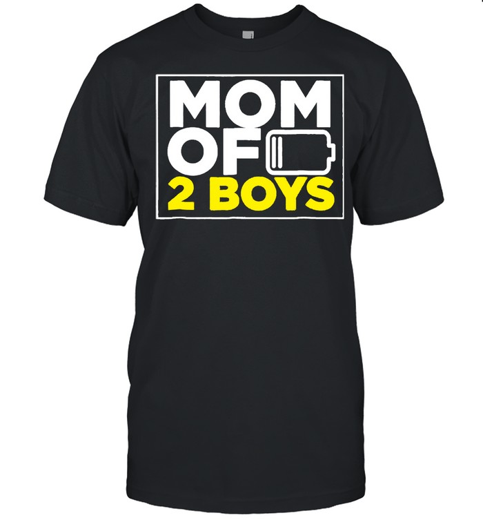 Mom of 2 boys shirt mothers day us 2021 shirt