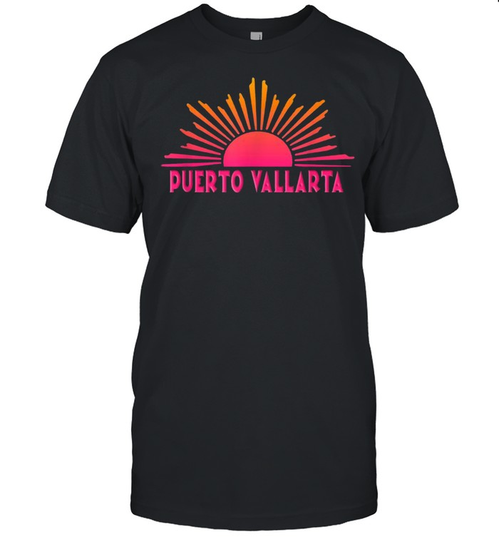 PUERTO VALLARTA Souvenir Gift Sun Sunset Beach Shirt