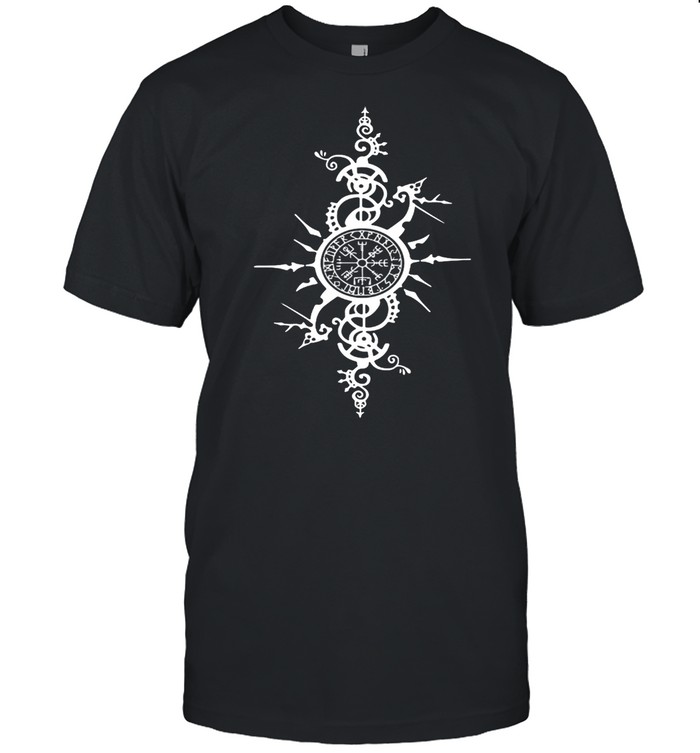 Celtic Viking Compass Vegvisir Rune Nordic Symbol T-shirt