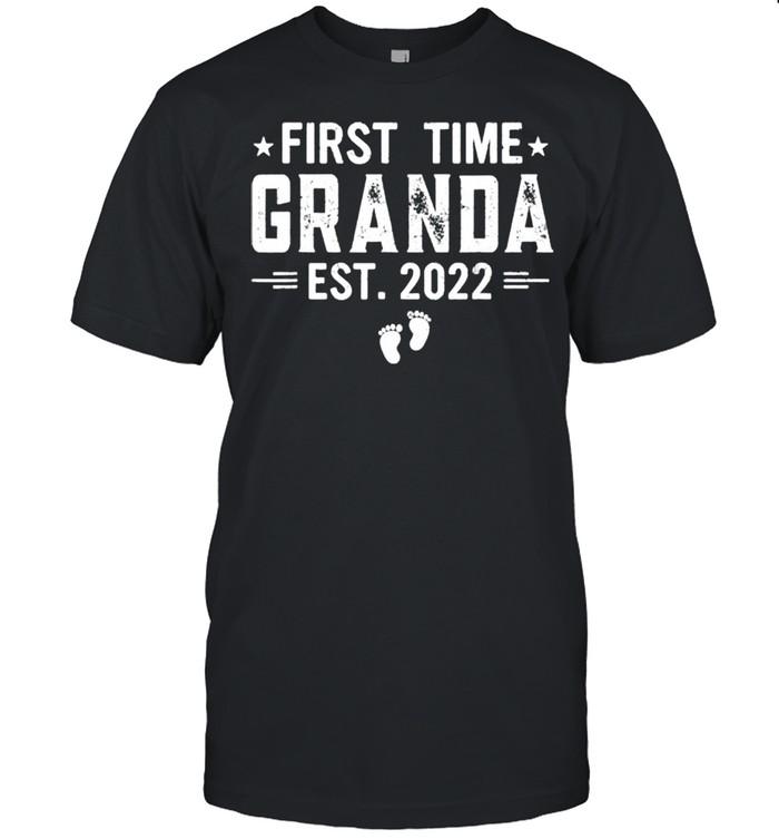 Father’s Day First Time Grandad Est 2022 Shirt