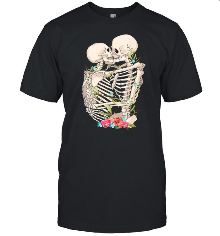 Scary Kissing Skeletons shirt