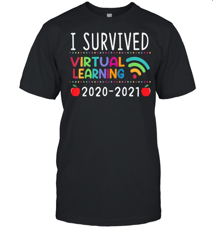 I survived virtual learning 2020 2021 shirt