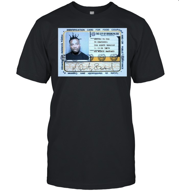 Ol Dirty Bastard ODB Food Stamp Card Shirt