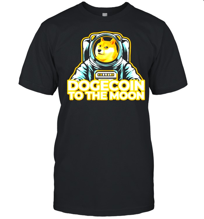 Shiba Dogecoin To The Moon shirt