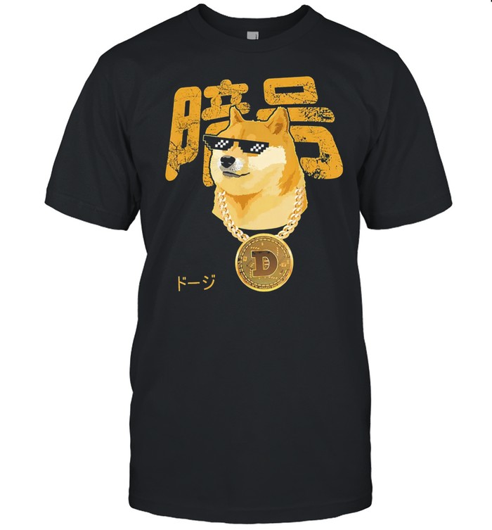 Dogecoin for women or men doge shiba crypto meme cute shirt