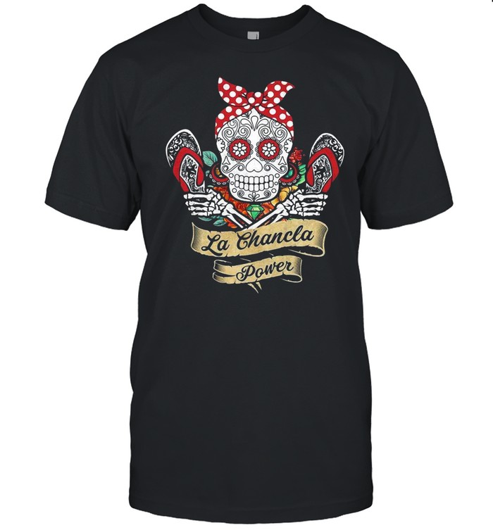 Sugar Skull La Chancla Power  Classic Men's T-shirt