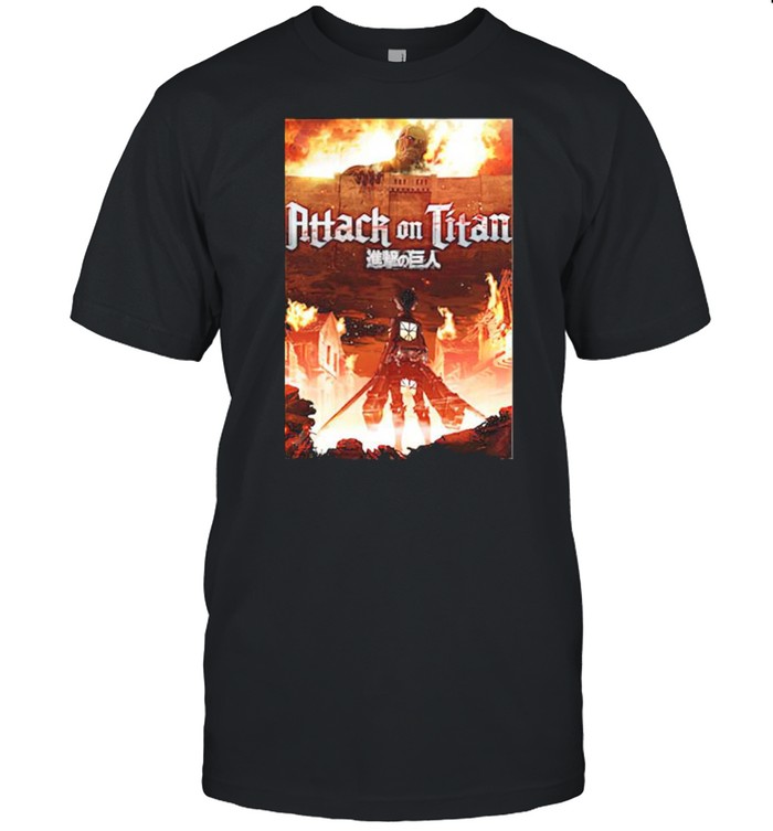 Attack On Titan Fire shirt