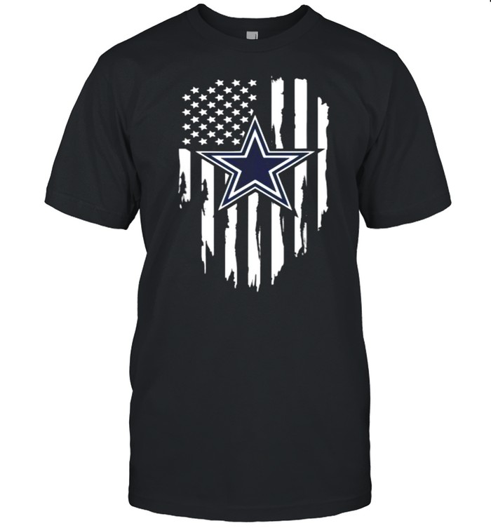 Dallas Fan Football Love CowBoys Best Father’s Day American Flag Shirt