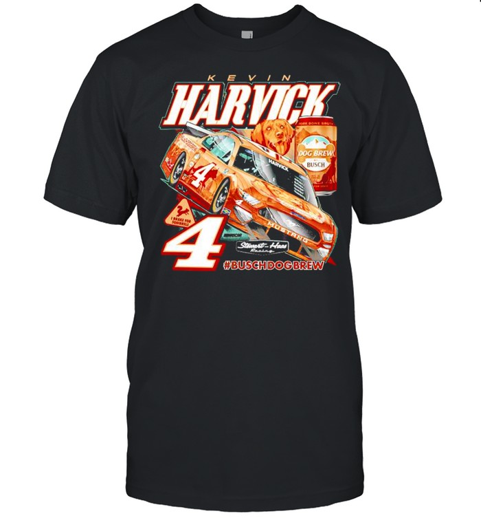 Kevin Harvick Stewart-Haas Racing Team Collection Busch Dog Brew shirt
