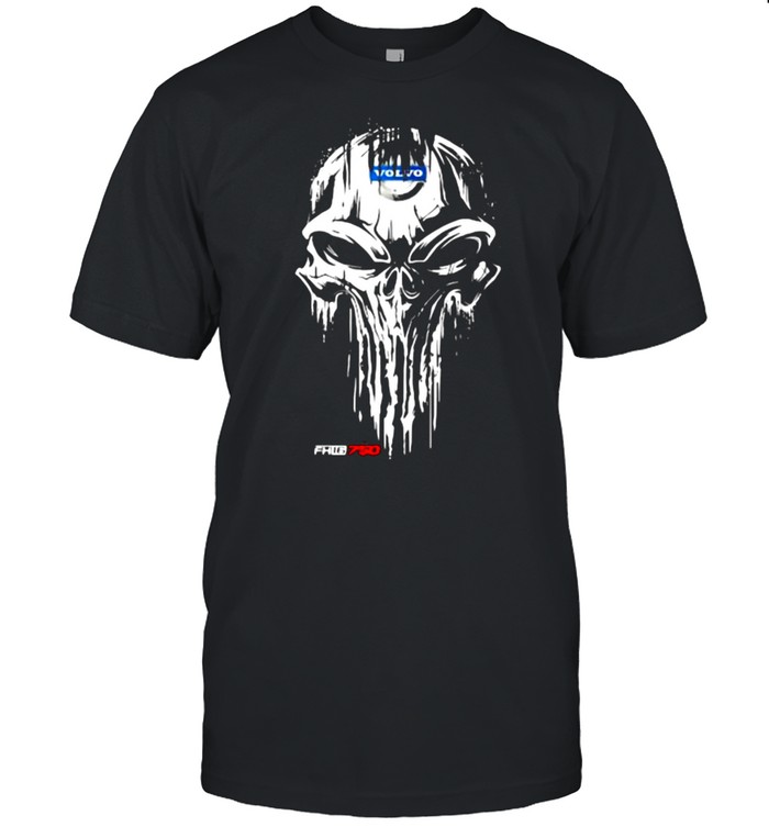 Punisher With Volvo Fh16 750 Logo Shirt