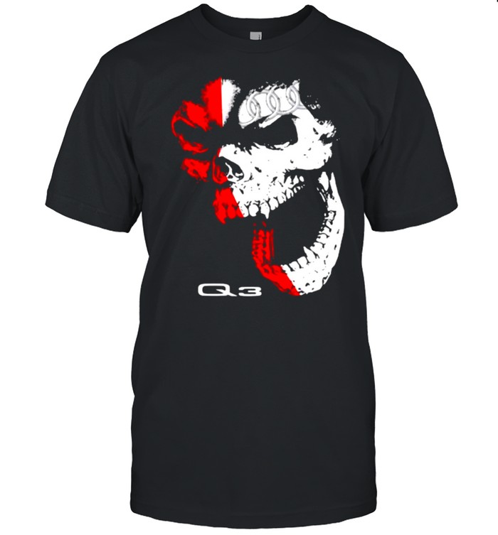 Skull With Audi Q3 Logo Shirt